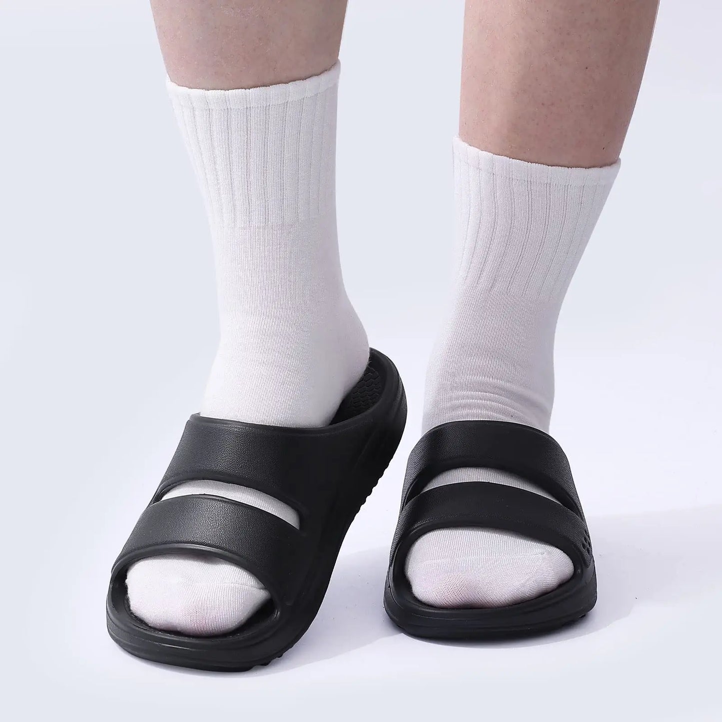 Evshine Women Orthopedic Sandals Flip Flops With Arch Support Men Non-slip Bath Shower Slippers Unisex Fashion House Slippers