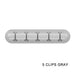 5 Clips Grey
