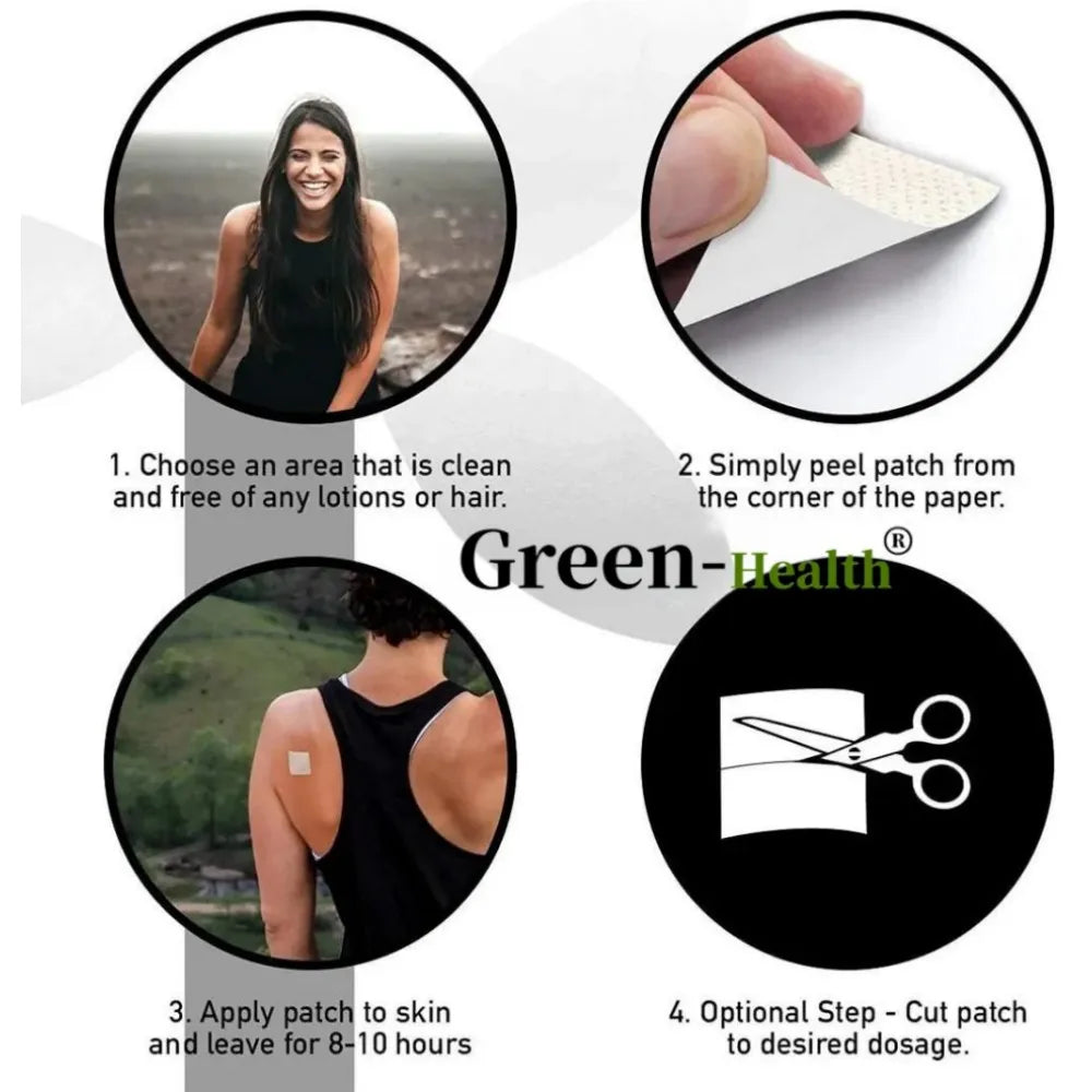 Moringa Patches - Immune System Support, Energy & Metabolism Booster, Natural Anti - Inflammatory, Detox Aid & Fat Burn Formula