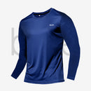 Camiseta transpirable de secado rápido, camisetas deportivas, ropa de entrenamiento, camiseta de manga larga para hombre, accesorios de gimnasio para correr de otoño, fitness para hombre.