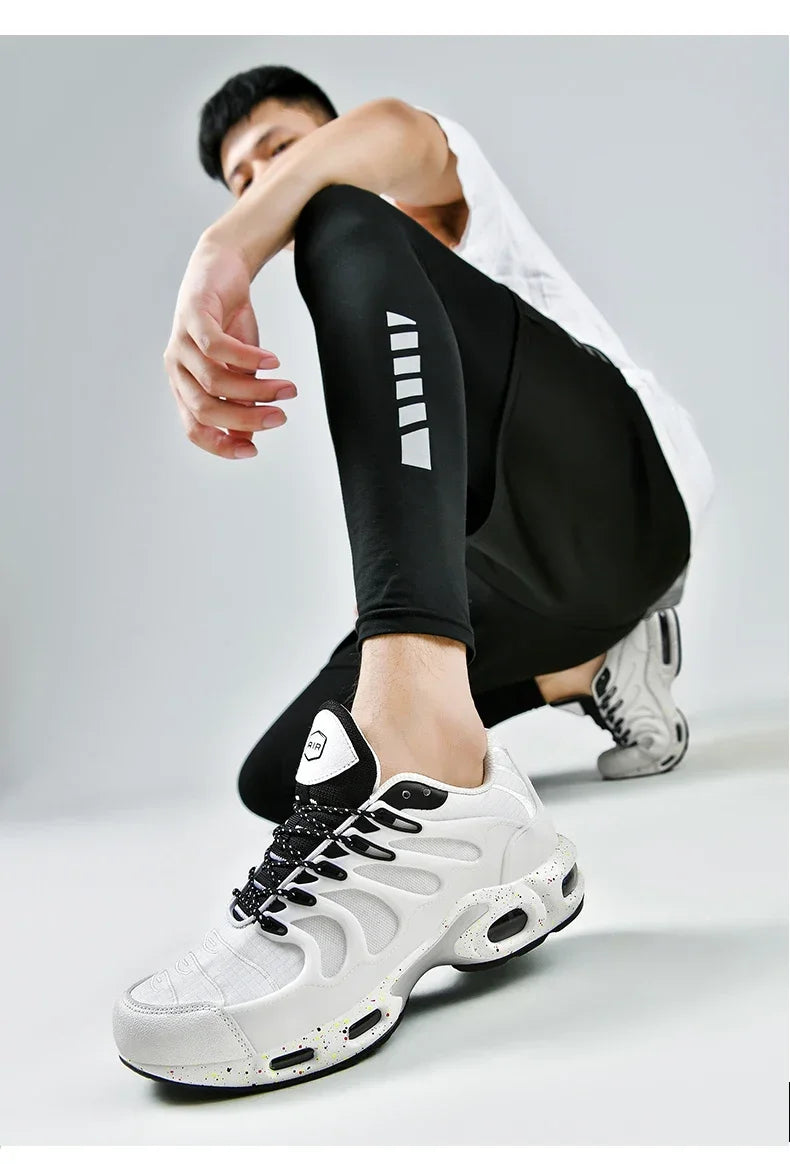 New Men's Air Cushion Running Shoes Designer Footwear Luxury Shoes Male Fitness Jogging Sneakers Basketball Antiskid Mens Tennis