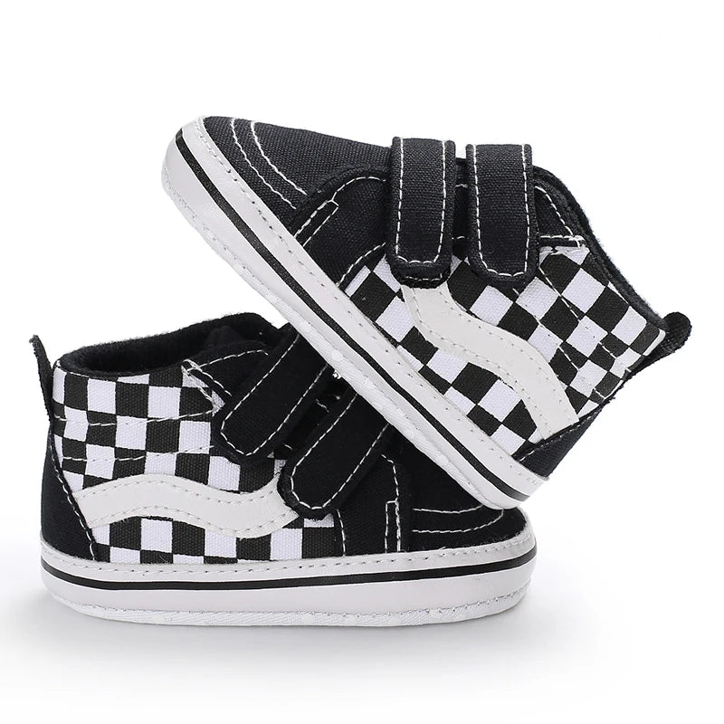 Newborn Baby Canvas Shoes Anti-slip Soft Baby Boy Girl Sneakers Casual Multi-Color Toddler First Walkers Crib Shoes