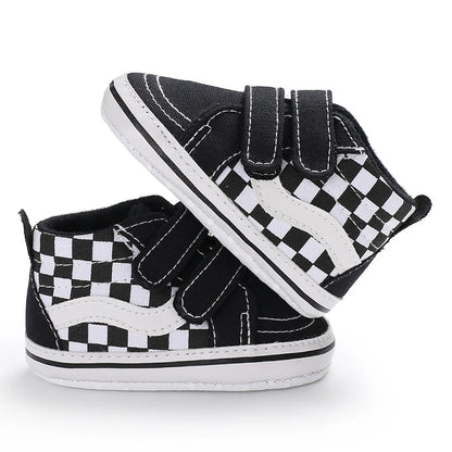 Newborn Baby Canvas Shoes Anti-slip Soft Baby Boy Girl Sneakers Casual Multi-Color Toddler First Walkers Crib Shoes