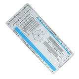 ECG Ruler Plastic Ruler Measuring Tool Electrocardiogram Drafting Divider