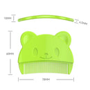 2pcs Set Infant Silicon Head Massager Fetal Head Fat Comb Toddler Bathing Soft Comb Newborn Hair Cleaning Baby Care Accessories