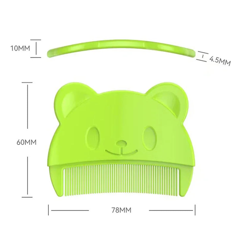 2pcs Set Infant Silicon Head Massager Fetal Head Fat Comb Toddler Bathing Soft Comb Newborn Hair Cleaning Baby Care Accessories
