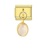 URING New Italian Charm Bracelet Pendant Series Shell Imitation Pearl Heart Personalized Assembly Chain Y2k DIY Making Jewelry