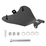 Motorcycle Universal Brown PU Solo Driver Seat Springs Bracket Mount Kit For Harley Honda Yamaha Suzuki Indian Triumph BMW ATV