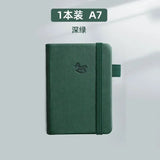 Mini A7 Pocket Notebook Handmade Leather 100Sheets Notepad Portable Travel Diary Planner Schedule Kawaii School Office Supplies