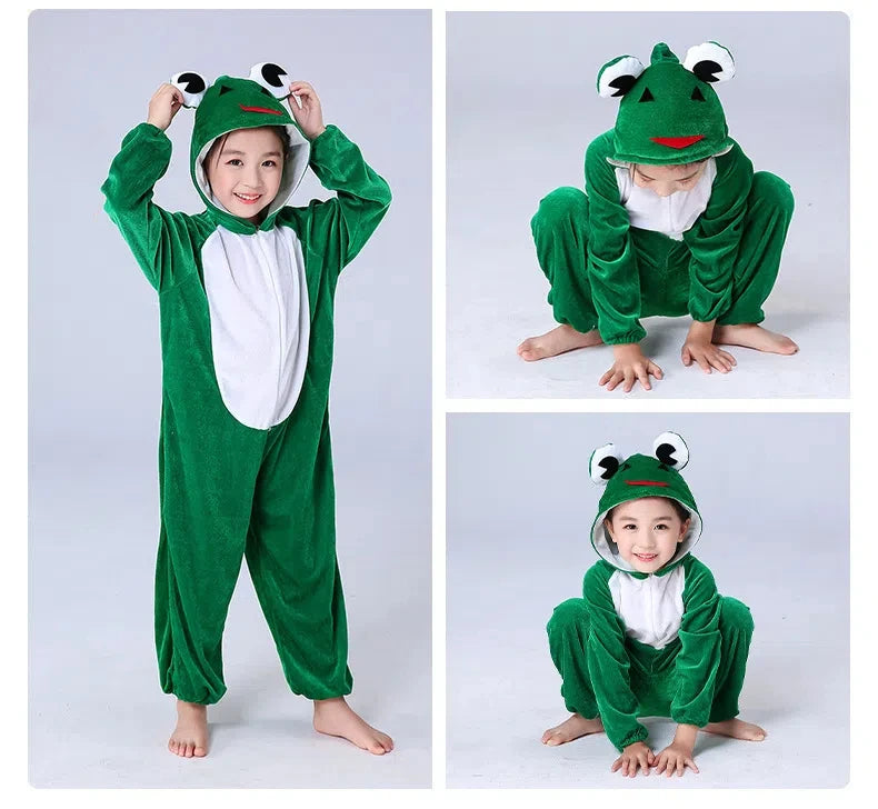 Chinese Zodiac Performance Costumes Children's Animal Performance Costumes for Children's Day Kindergarten Tiger Rabbit Monkey Dog
