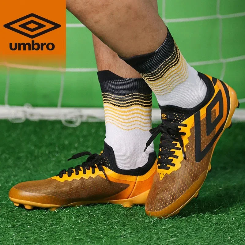 Umbro New Football Boots FG Long Spike Sub-top Natural Grass Football Shoes Men's Comfortable Sneaker Luxury Brand Soccer Shoes