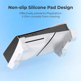Horizontal Stand for PS5 Slim/Pro Games Console Anti-slip Cooling Base Bracket for PlayStation 5 Slim Console Game Accessories