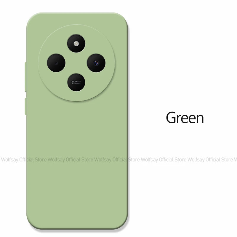 Funda para Xiaomi Redmi 14C 4G, carcasa de silicona líquida de lujo de TPU a prueba de golpes para Xiaomi Redmi 14C