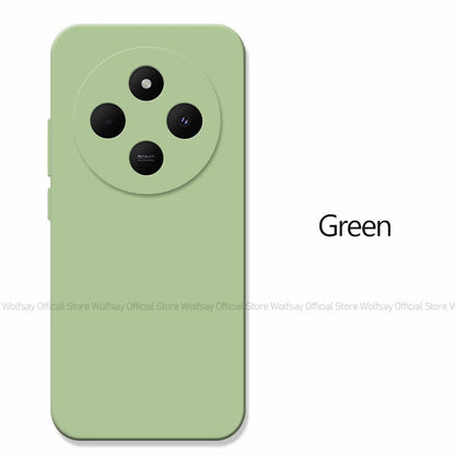 Funda para Xiaomi Redmi 14C 4G, carcasa de silicona líquida de lujo de TPU a prueba de golpes para Xiaomi Redmi 14C