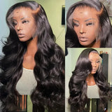 Peruca lace frontal cabelo humano ondulado - alta densidade 250%