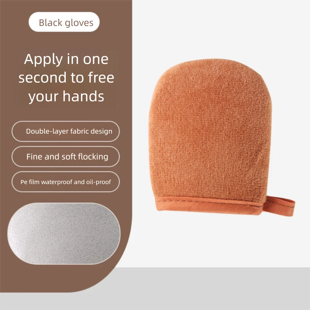 3-In-1 Body Lotion Glove Makeup Applicator Reusable Hands Applicator Double-Sided Prevents Sticky Bath Cleaning Tools