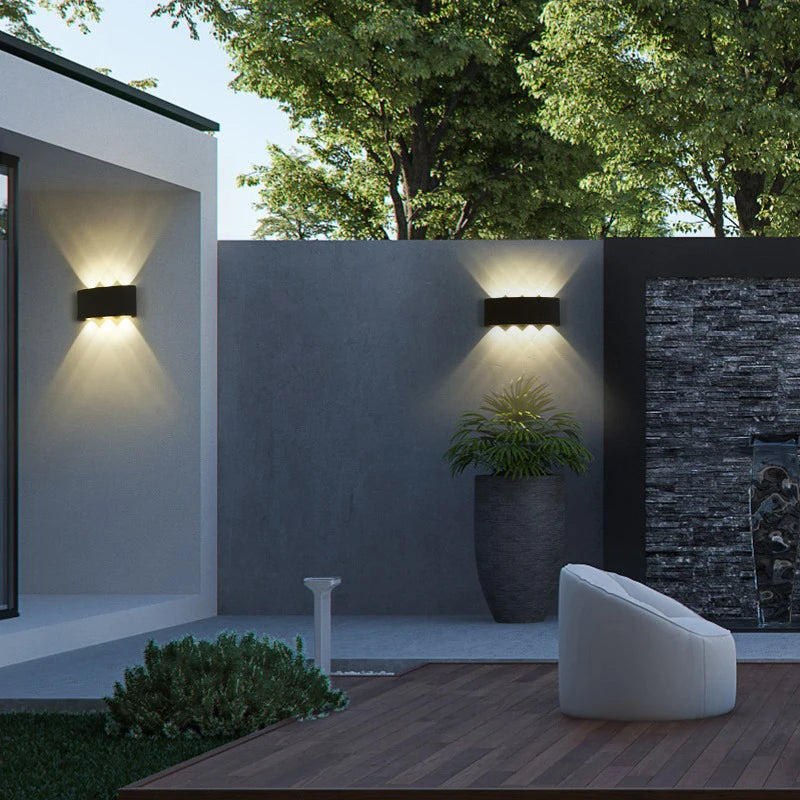 Modern LED Wall Lights Indoor and Outdoor Waterproof Wall Lights Living Room Corridors Courtyard Gardens Outdoor Wall Lights
