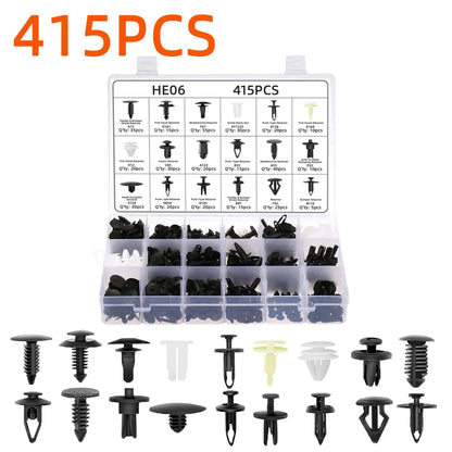 Auto Plastic Bumper Fastener Rivet Retainer Push Type Engine Cover Fastener Fender Car Door Trim Panel Clip