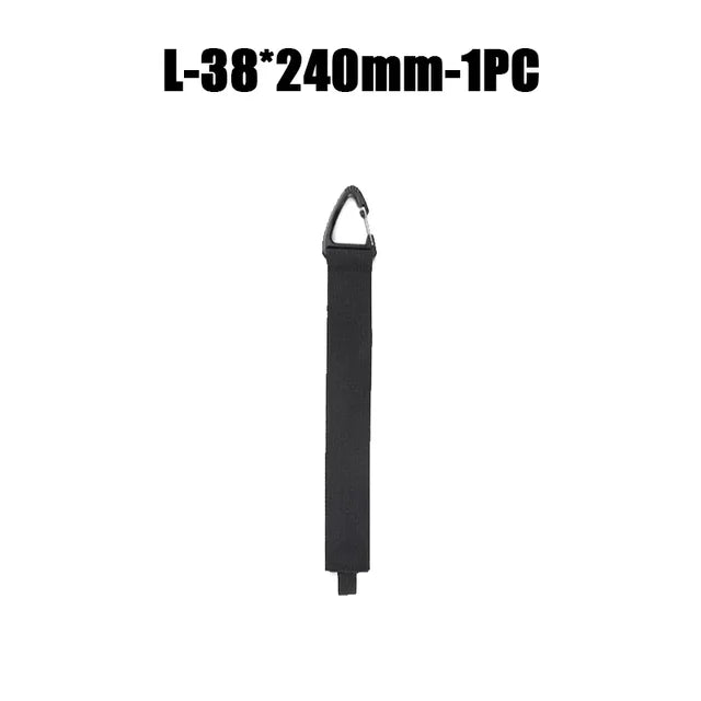 Organizador de cables con hebilla triangular para la gestión de cables de alimentación, nailon, correas resistentes para cables, mangueras, organizador para coche, 10 unidades 