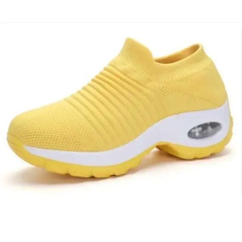 Zapatillas ortopédicas versátiles para mujer, zapatos de plataforma informales, antideslizantes y resistentes al desgaste.