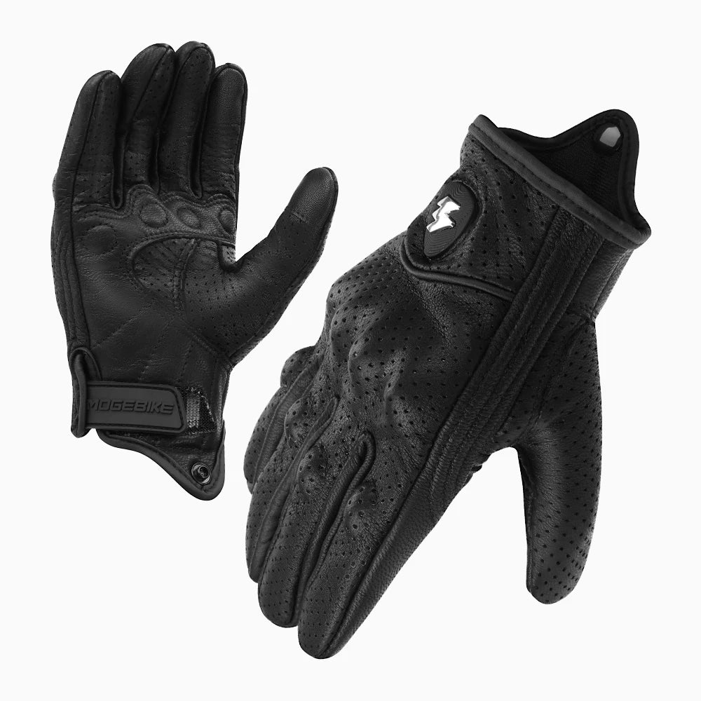 S-XXXL Motorcycle Gloves Goatskin Leather Men Women Moto Glove Electric Bike Motorcycle Gloves Electric Cars Sale