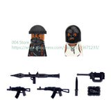 Military Special Forces Action Figure Building Blocks Ghillie Suit Weapons Sniper SWAT Ghost KSK Police Bandit Boy Toy Gift F029