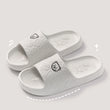 Cartoon bear print slippers for men and women, indoor soft sole slides, EVA bathroom, summer outdoor cool shoes for couple, fashion 