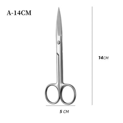 Stainless steel Surgical Straight Bend tip surgical instruments stitches tissue Scissors Medical Emergency Field Equip Shearing