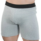 Men Mid-Long Boxer Shorts Sport Underwear Cotton Underpants Sexy Breathable Large Boxershorts Men's Gifts