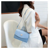PU Versatile and Fashionable Portable Small Square Bag Single Shoulder Crossbody Bag Luxury Designer Handbag Women's Bags
