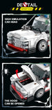 Mini Ghost Racing Car Building Blocks 562PCS MOC Model Car Bricks DIY Assembly Toy Kids Adults Halloween Christmas Birthday Gift