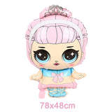 LO&amp;Ling-Cartoon Theme Party Decoration, Disposable Tableware, Hanging Banner, Whistle Mask, Baby Shower, Photo Prop, Girl Birthday 