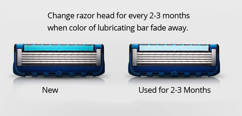 Gillette Fusion ProGlide Power Razor Shaver 5 Layer Blades Male Face Beard Hair Trimmer Men\'s Razor Machine Original