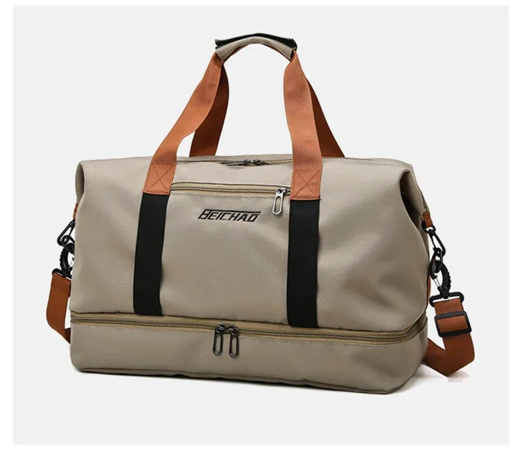 Bolsa de gimnasio de viaje, equipaje de corta distancia, bolsas de fitness portátiles, bandolera, bolso de pecho, bolso de mano, bolso de mano, bolso de fin de semana