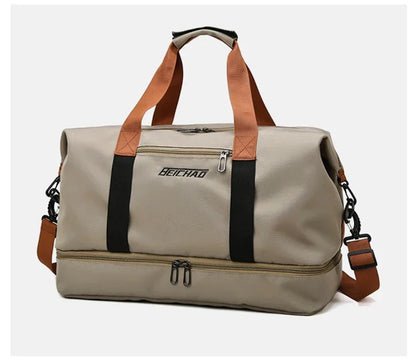 Bolsa de gimnasio de viaje, equipaje de corta distancia, bolsas de fitness portátiles, bandolera, bolso de pecho, bolso de mano, bolso de mano, bolso de fin de semana