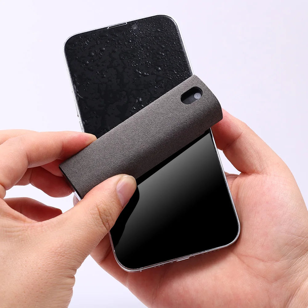 Microfiber Cloth Screen Cleaner Touchscreen Mist Cleaner All in One Spray Bottle Wipe Cleaner Fingerprint-Proof Cleaning Tool
