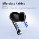 Auriculares inalámbricos Bluetooth Tronsmart Sounfii R4 con reducción de ruido de llamadas de cuatro micrófonos y 28 horas de reproducción.