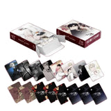 55 Pcs/Set Korean Manhwa Roses and Champagne Laser Lomo Card Lee Won, Caesar Comic Characters 3 Inches Photocard Cosplay Gift