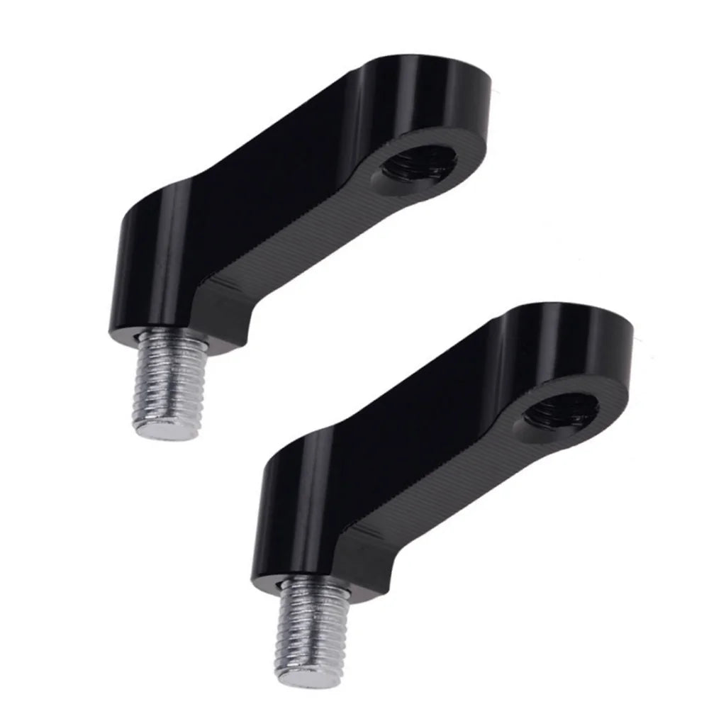 Motorcycle Rearview Mirrors Extension Riser Extend Adapter Mirror Extender Adapters Riser Supplies Rear View Base Mirrors Black