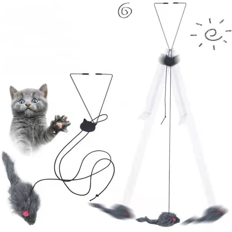 New Door Hanging Cat Toy Stress Reliever Living Hanging Toy for Living Room Hanging Kitten