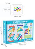 Early Learning Cognitive Rainbow Stick, Children's Color Matching Puzzle, Math Enlightenment, Puzzle Games, Montessori Block Toy