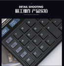 12-Digit LCD Display Calculator Standard Function Calculator with Solar & Battery Dual Power for Home Basic Desktop Office