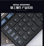 12-Digit LCD Display Calculator Standard Function Calculator with Solar & Battery Dual Power for Home Basic Desktop Office