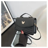 PU Versatile and Fashionable Portable Small Square Bag Single Shoulder Crossbody Bag Luxury Designer Handbag Women's Bags