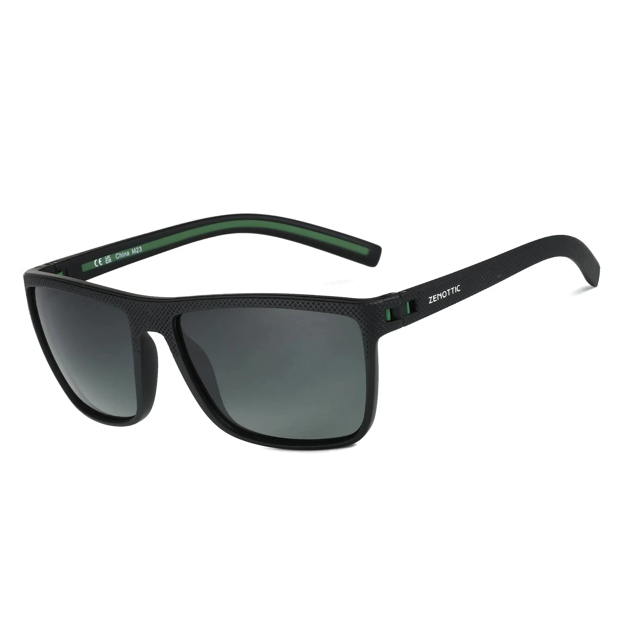 ZENOTTIC Polarized Sunglasses for Men Shades Lightweight TR90 Frame UV400 Protection Square Outdoor Travel Driving Sun Glasses