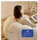 Lazy sofa, small sofa for lying down and sleeping, bedroom balcony leisure chair, cream style lazy chair, tatami chair