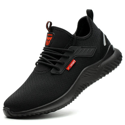Safety Shoes Men With Steel Toe Cap Anti-smash Men Work Shoes Sneakers Light Puncture-Proof Indestructible Shoes Tactical Boots