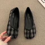 Women Flats Tabi Ninja Shoes Woman Ladies Microfiber Leather Comfy  Flats Split Toe Slippers Soft Bottom Loafers Solid Brief La