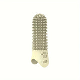 Soft Silicone Dog Toothbrush 360° Finger Toothbrush for Dogs Cats Durable Pet Finger Brush Tooth Cleaning Tool for All Breeds