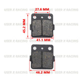 USER-X Universal Motorcycle Disc Brake Pad Front Rear Disc Brake Pads Block Shoes Scooter VICTORIA Blade RG125 Honda 145